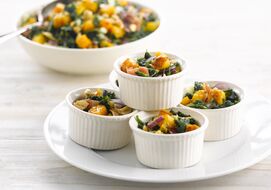 Salade Van Groenkool Met Butternut Squash En Komkommer