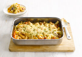 Vegetarische Pastaschotel Met Vergeten Groenten