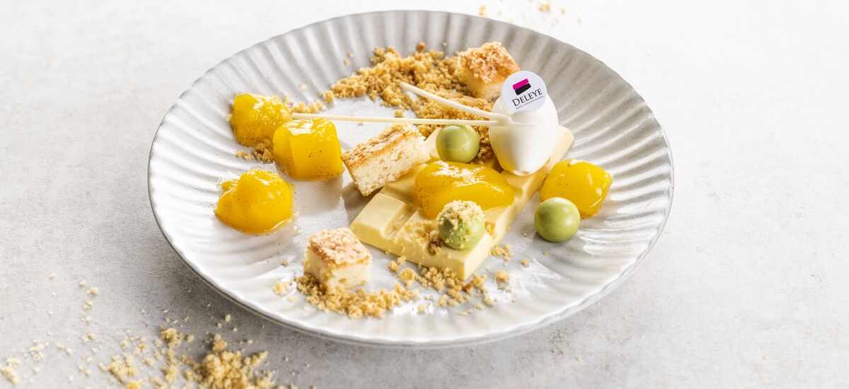 Mango Dessert Witte Chocolade 338