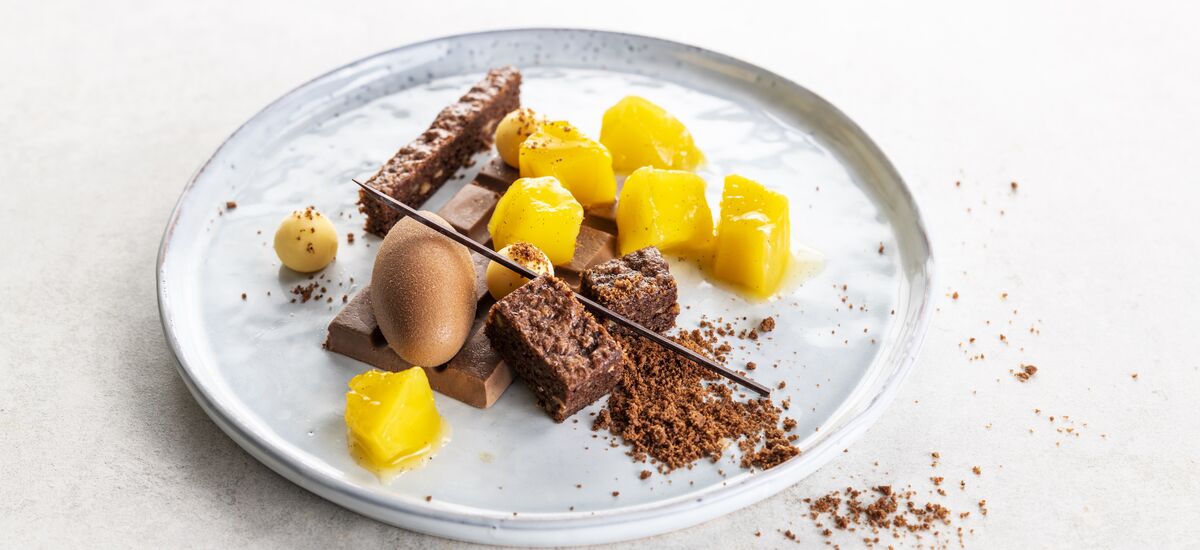 Mango Dessert Chocolade 324