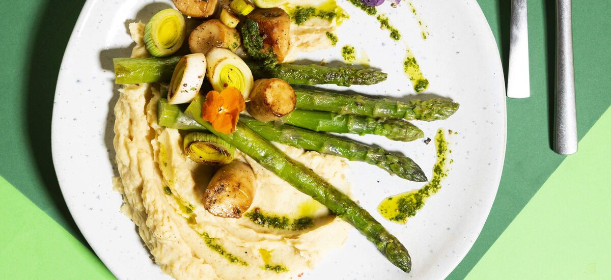 Koningsoesterzwam Limoen Pastinaak Gegrilde Asperge Prei Pistou 061