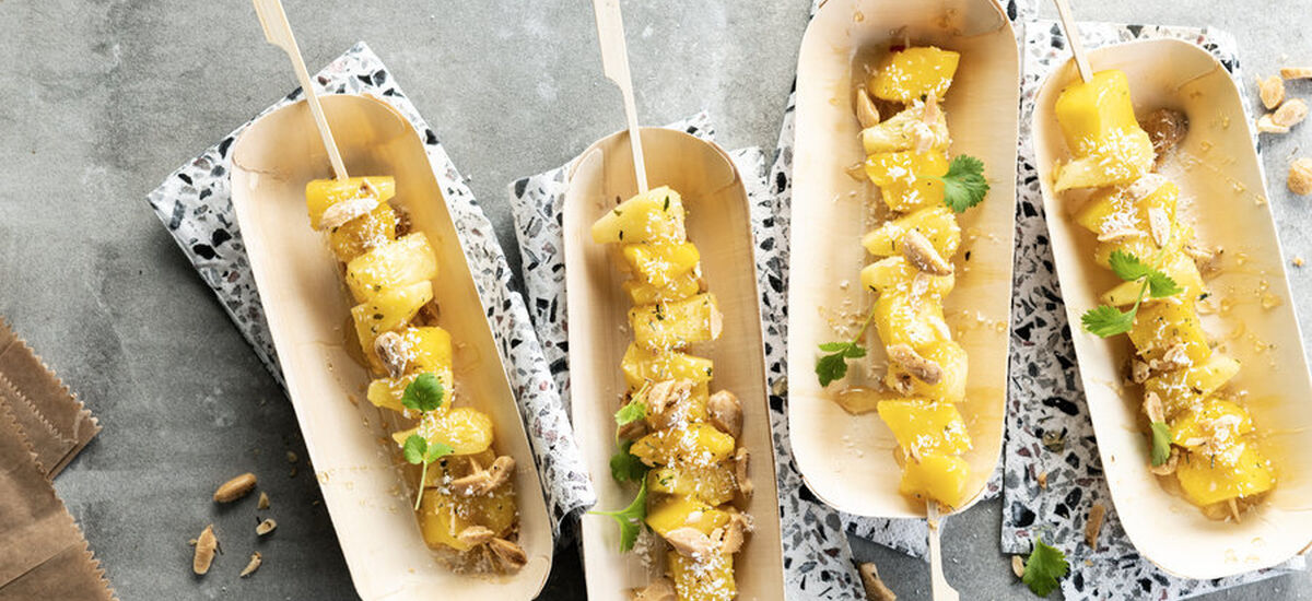 Thai Pineapple And Mango Skewer