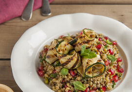 9 Freekeh Met Gegrilde Courgette