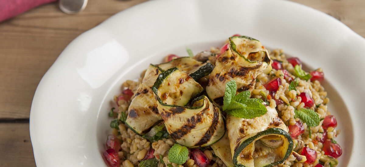 9 Freekeh Met Gegrilde Courgette