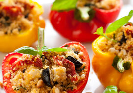 Paprika Gevuld Met Marokkaanse Couscous