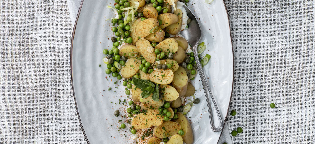 Frisse Spicy Aardappelsalade